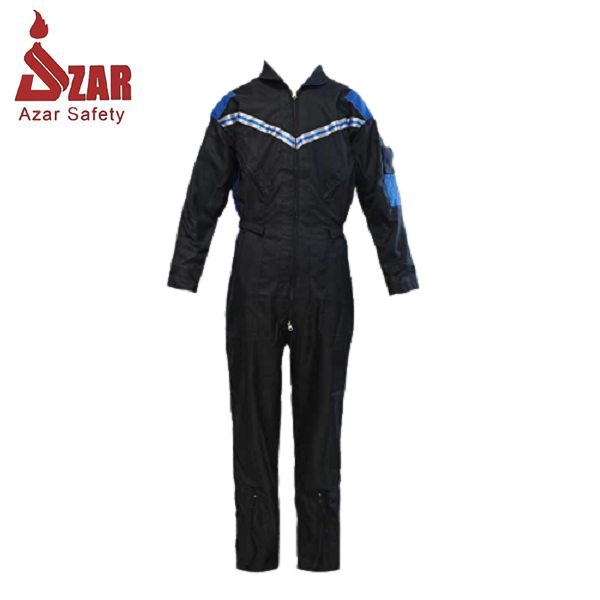 لباس کار یکسره دورنگ امدادی سایز : XL