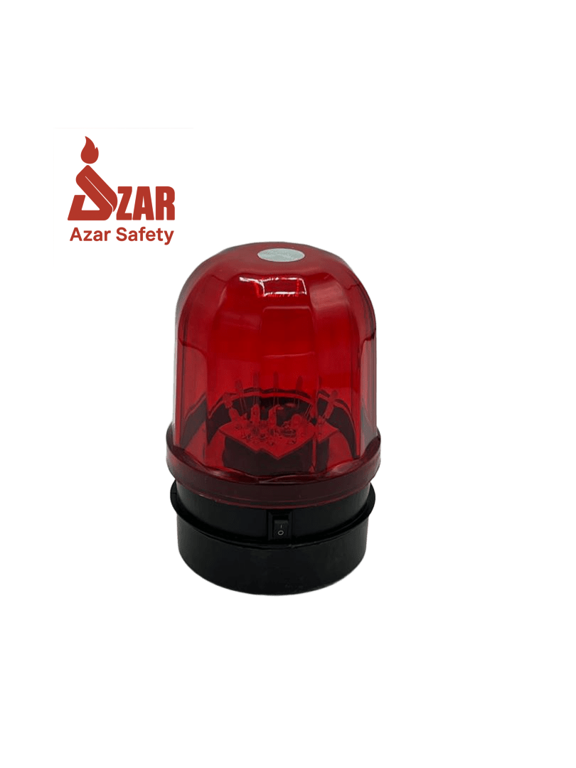 چراغ چشمک زن مگنتی باطری خور LED